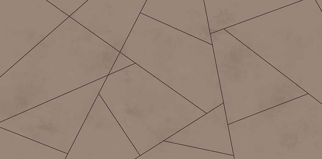 Papier peint lignes géométriques taupe – Papier peint panoramique motif de triangles marron chaud