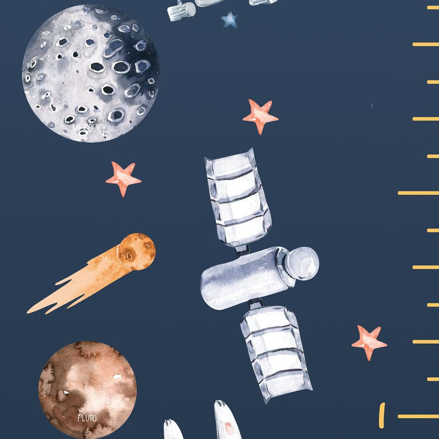 Kids' Growth Chart Peel and Stick Solar System Wall Decals