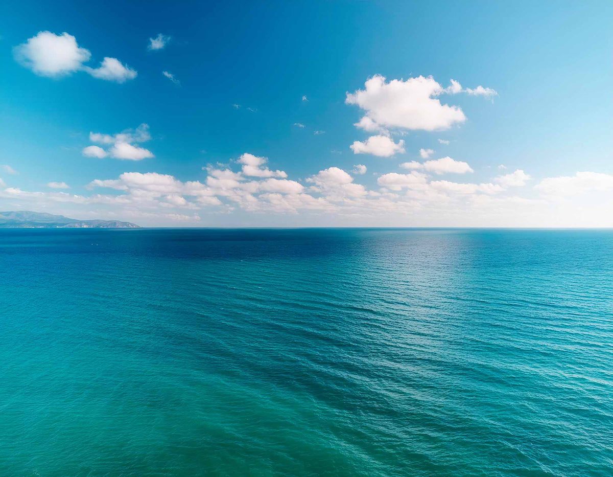 Custom Calm Sea View Wallpaper