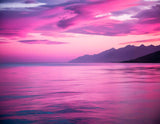 Pink Twilight Reflection Wallpaper