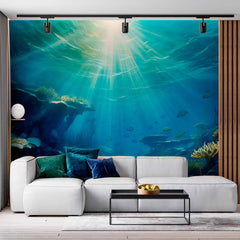 Custom Coral Reef Serenity Wallpaper