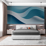 Modern wallpaper-frescoes for walls Wave Elegance