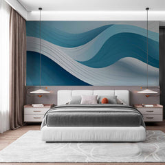 Custom  Modern wallpaper-frescoes for walls Wave Elegance