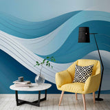 Modern wallpaper-frescoes for walls Wave Elegance