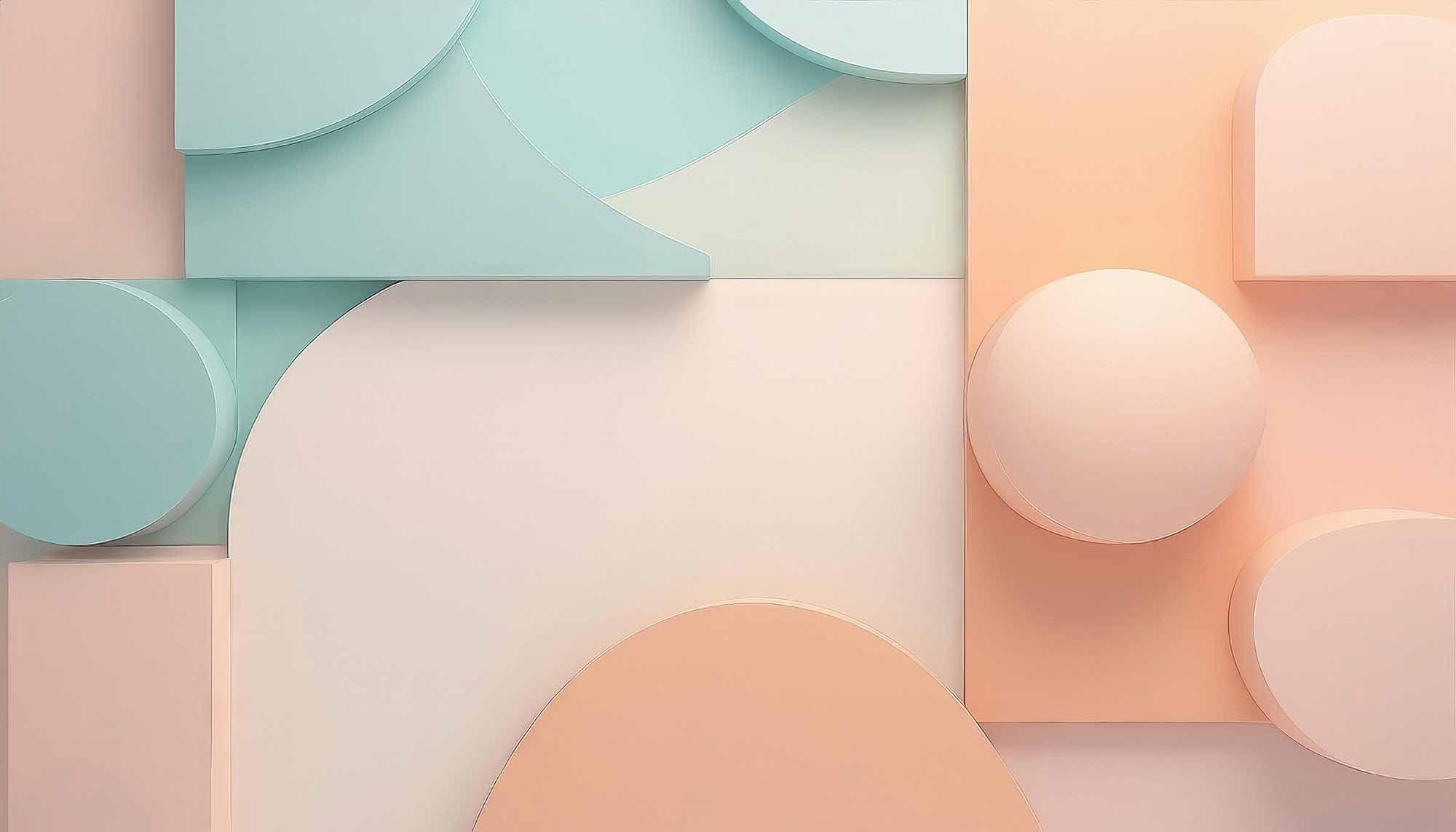 Modern wallpaper for walls Soft geometry