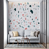 Colorful Terrazzo Pattern Wall Mural Wallpaper