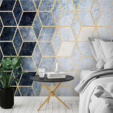 Geometric Pattern Hexagonal Wall Mural Wallpaper - Modern and Stylish Design