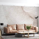 Dried Leaf Textured Wall Mural Art Marble Stone Abstract Wallpaper