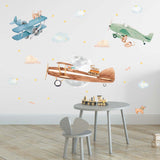 Airplane Wall Decals for Kids' Rooms and Play Spaces