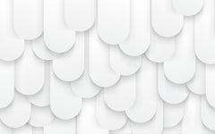 Custom Modern 3D White Scales Wallpaper