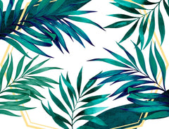 Niestandardowa tapeta Tropical Escape Nowoczesny design z akcentami botanicznymi