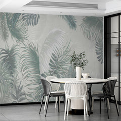 Custom Tropical Botanical Print Wallpaper Touch of the Tropics Mural