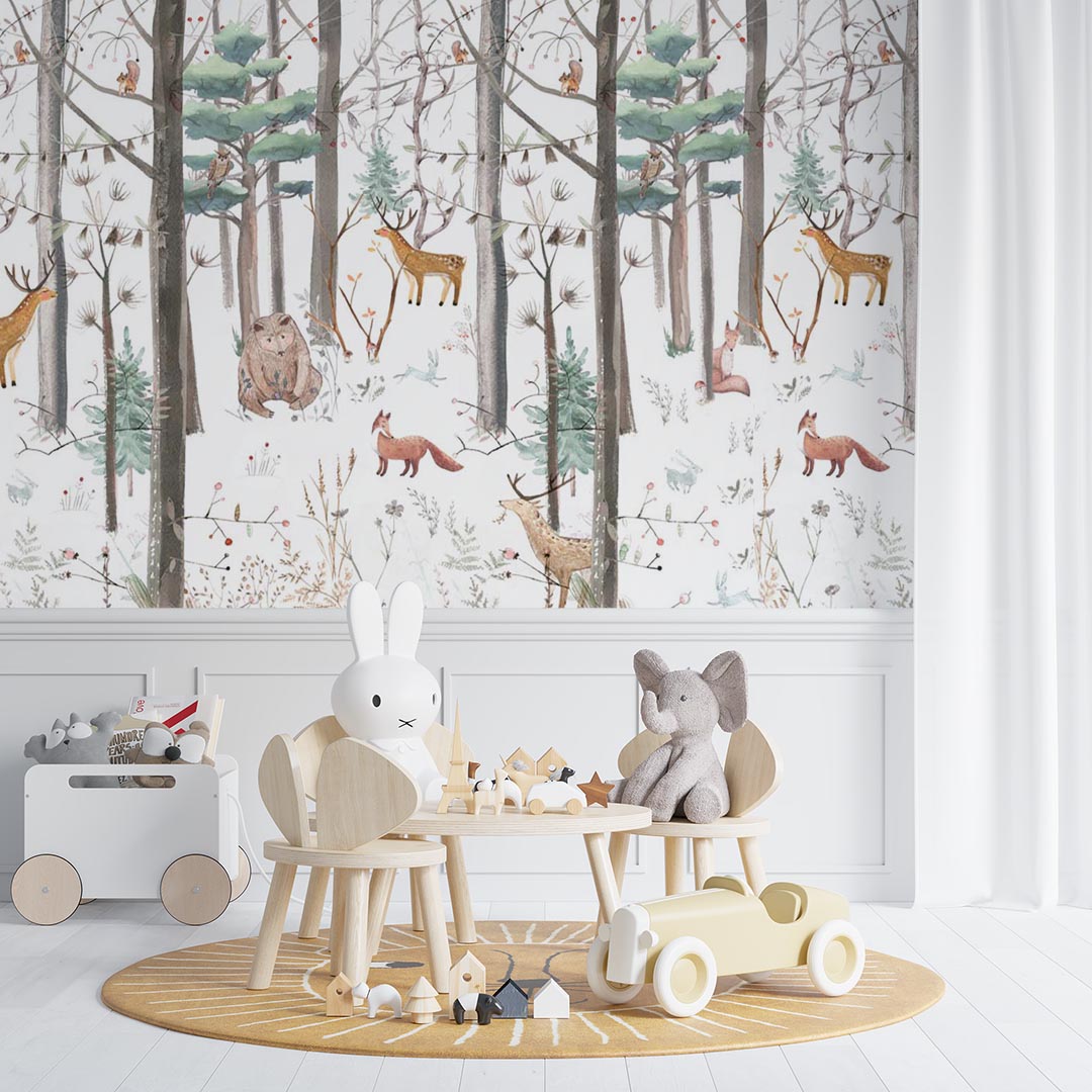 Kids Wall Mural Timeless Nature Inspired  Wallpaper for Kids Room