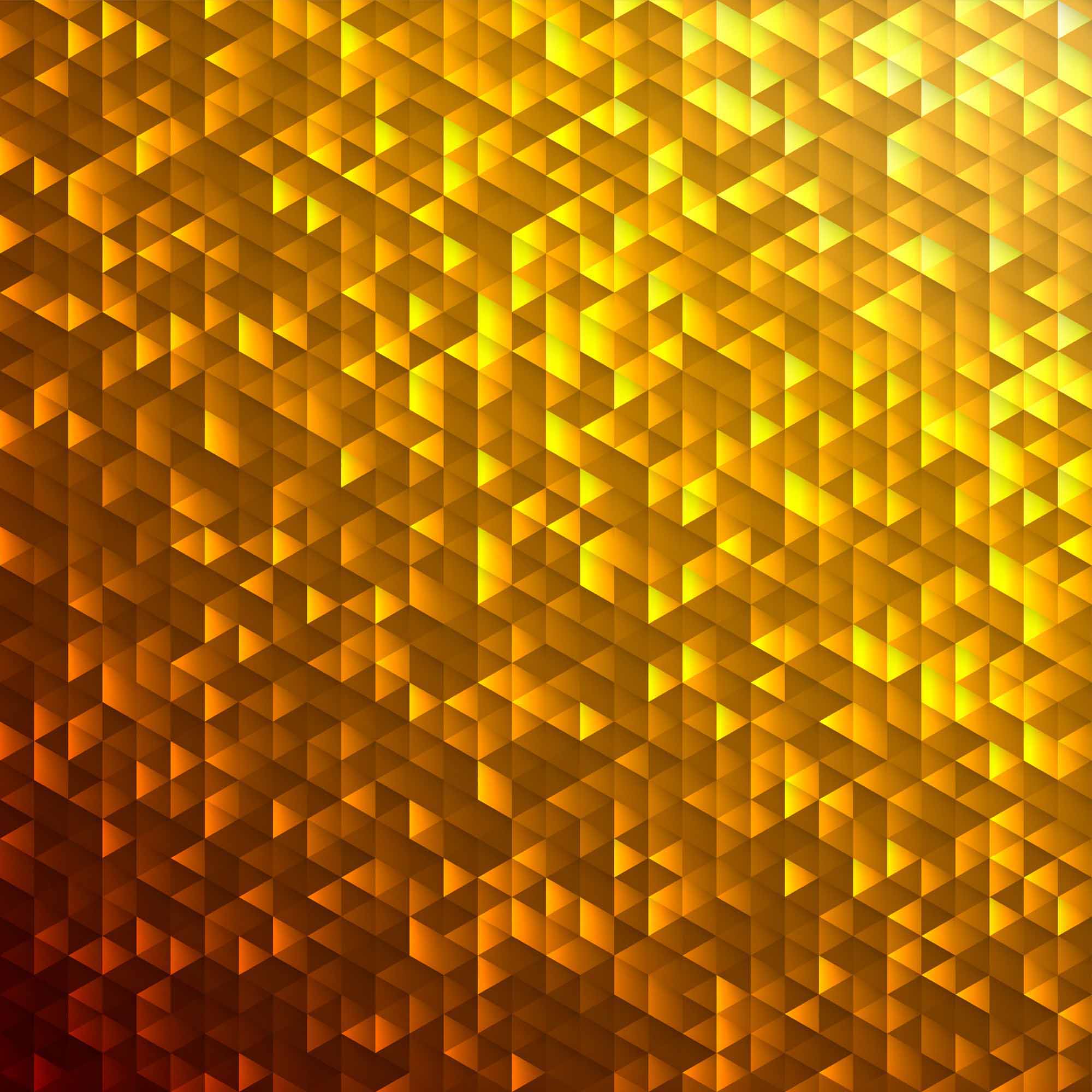 Warm Golden Prism Wallpaper