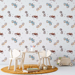 Custom Kids Wall Mural Vintage Cars Wallpaper for Kids
