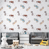 Kids Wall Mural Vintage Cars Wallpaper for Kids