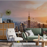 Empire State Building Aerial View Cityscape Wall Mural Wallpaper