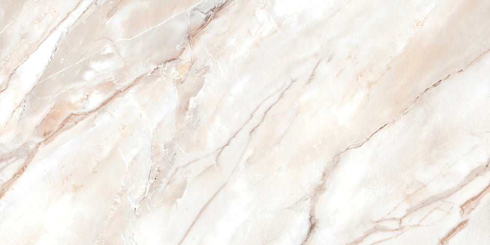 Papier peint marbre beige – Papier peint panoramique pierre crème douce aux veines naturelles