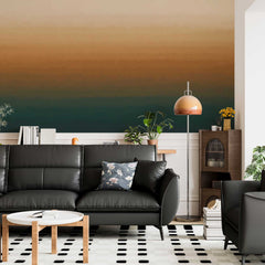 Custom Abstract Wall Mural Brown Beige Gradient Wallpaper