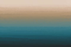 Custom Abstract Wall Mural Teal Blue Beige Gradient Wallpaper