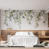 Fresh Greenery and Floral Wall Design