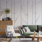 Light Marble Stone Wall Mural Lines Abstract Art Wallpaper