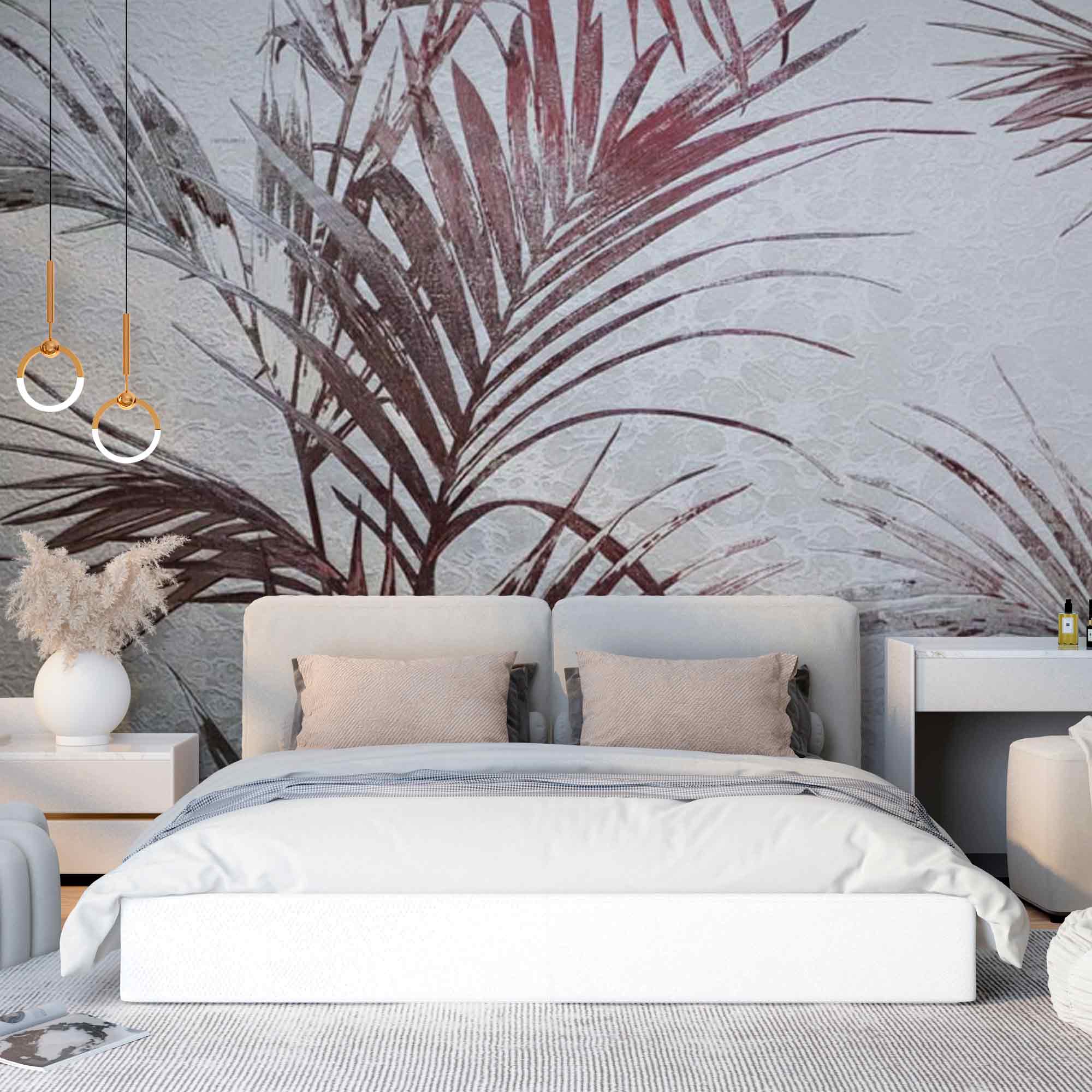 Tropical Palm Leaf Wallpaper Exotic Plants Wall Murals