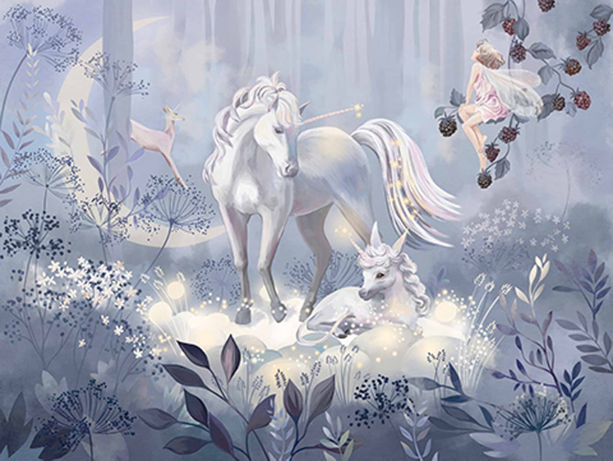 Enchanted Dragon Mural Wallpaper
