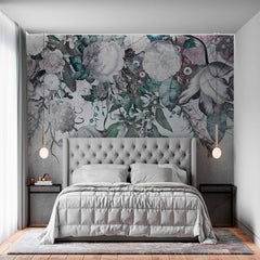 Custom Antique botanical murals