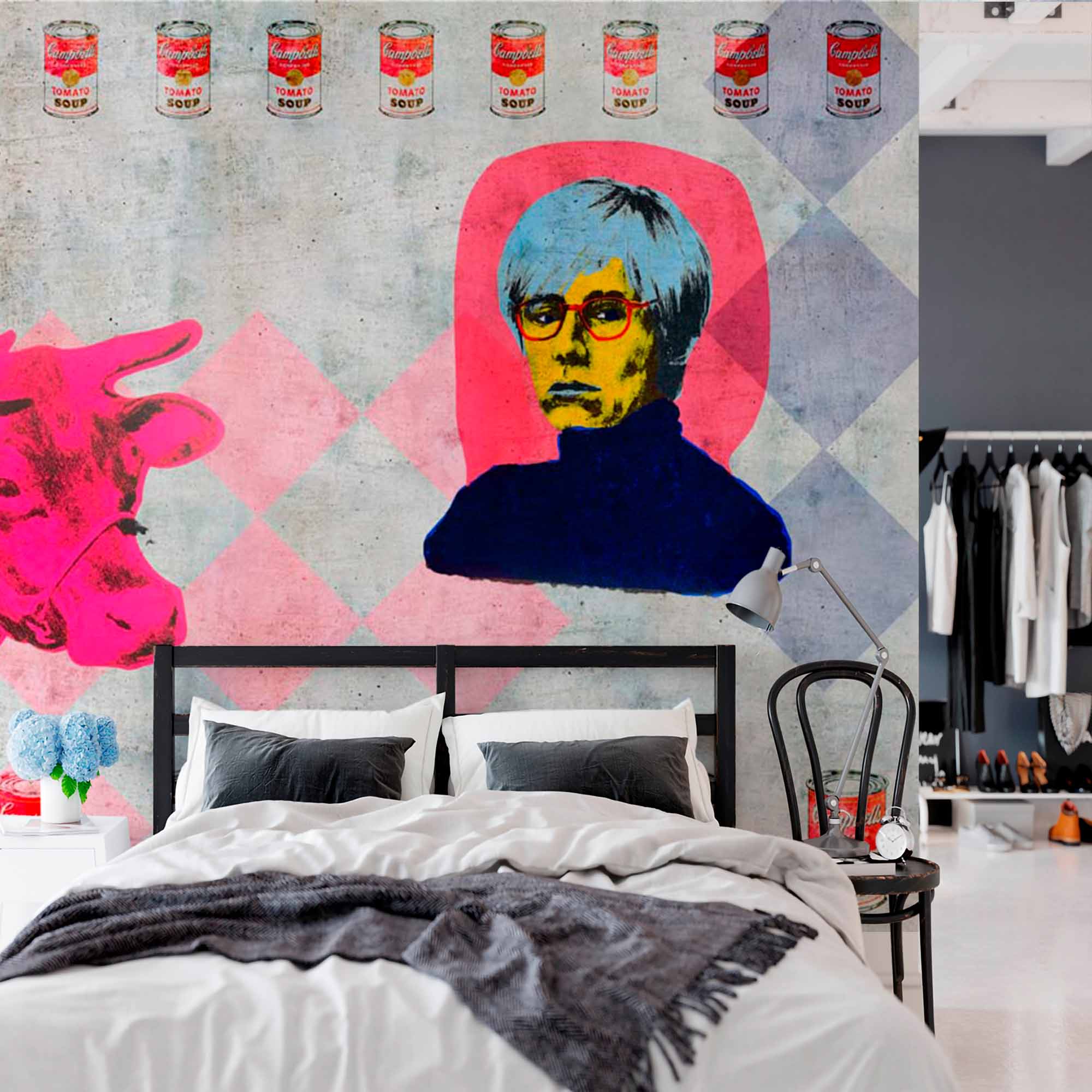 Pop Art Collage Wallpaper Mural