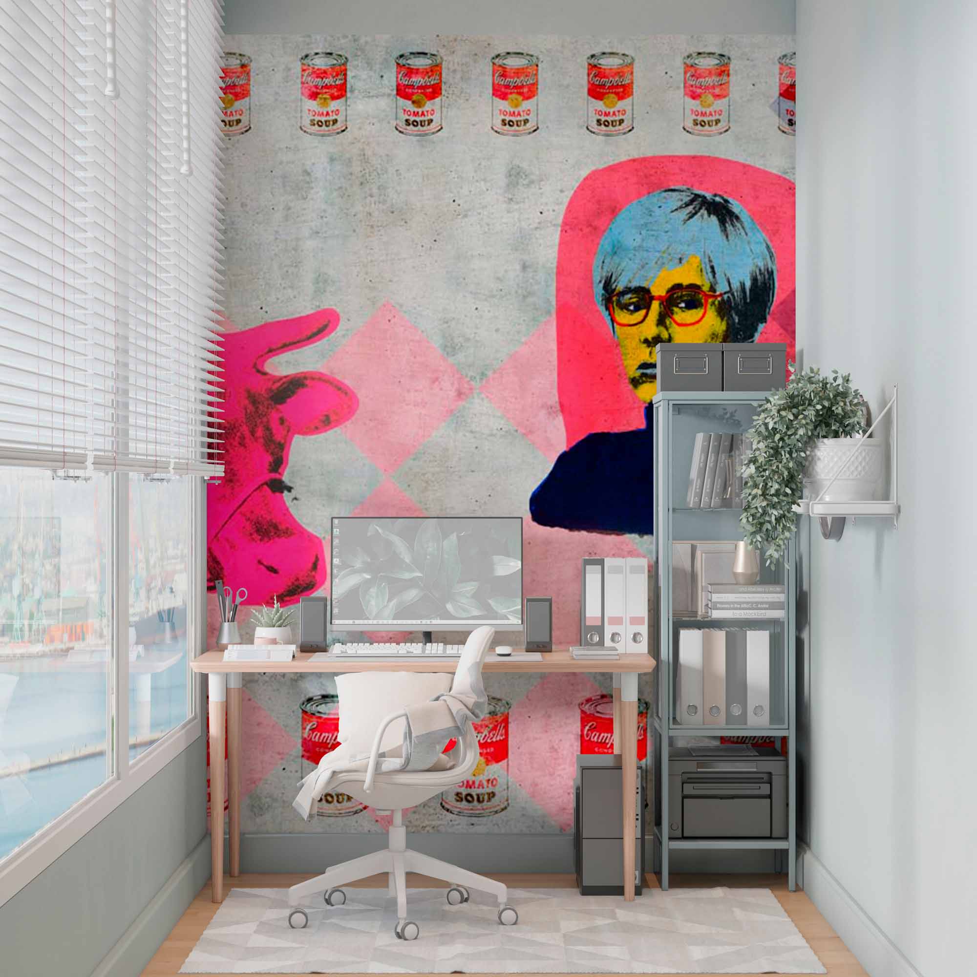 Pop Art Collage Wallpaper Mural