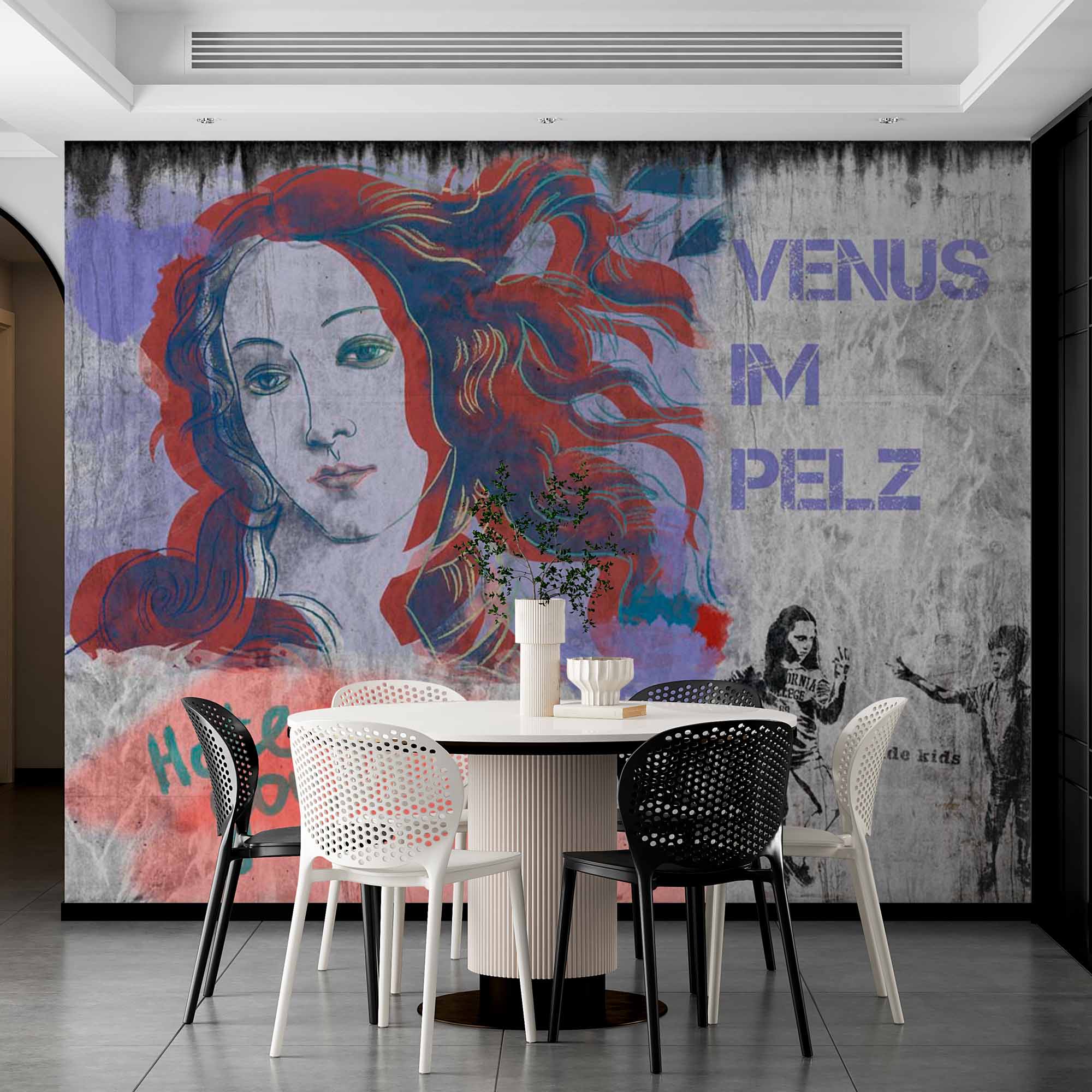 Birth of Venus Rude Kids Street Art Wall Mural Wallpaper