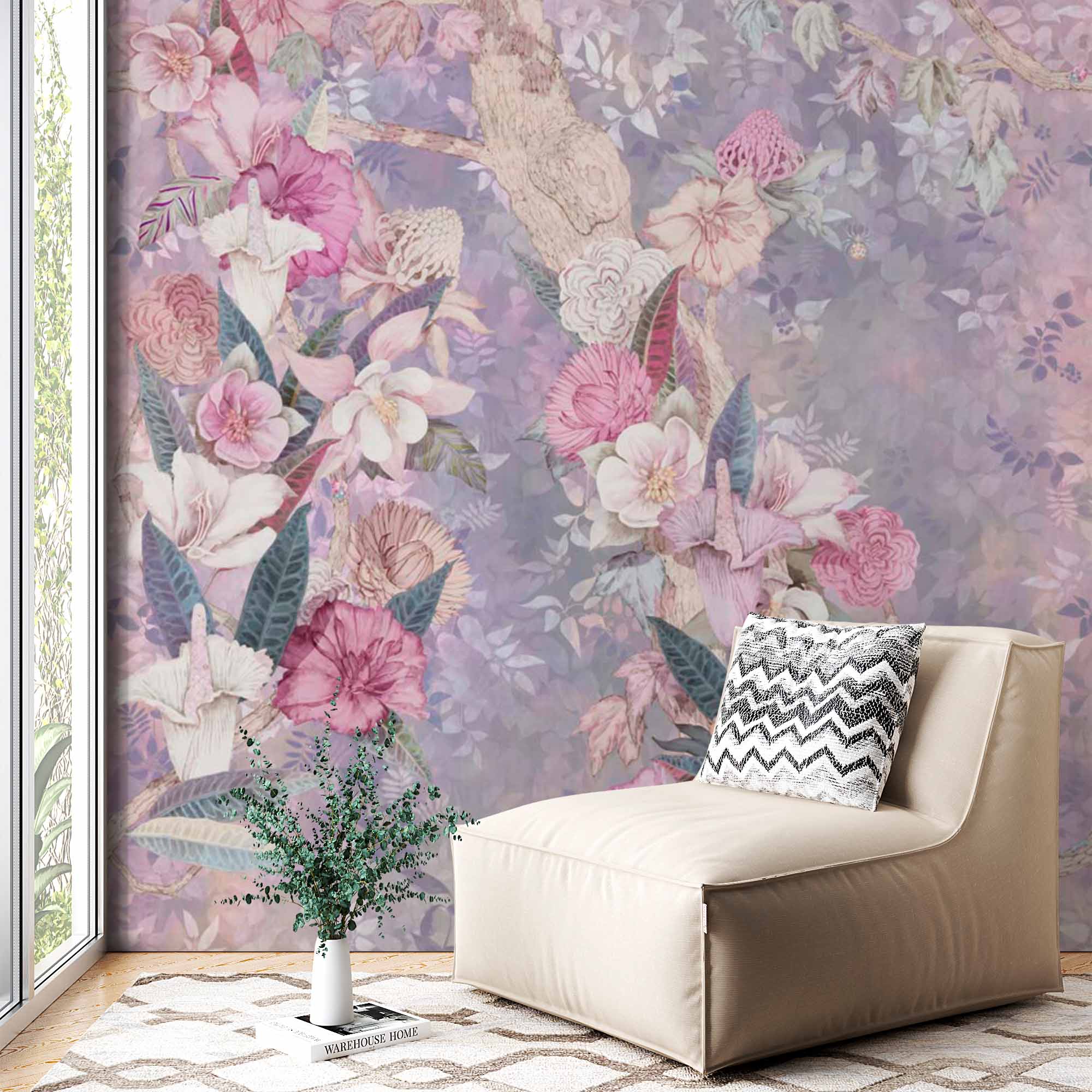 Vintage Blossom Bouquet Wallpaper