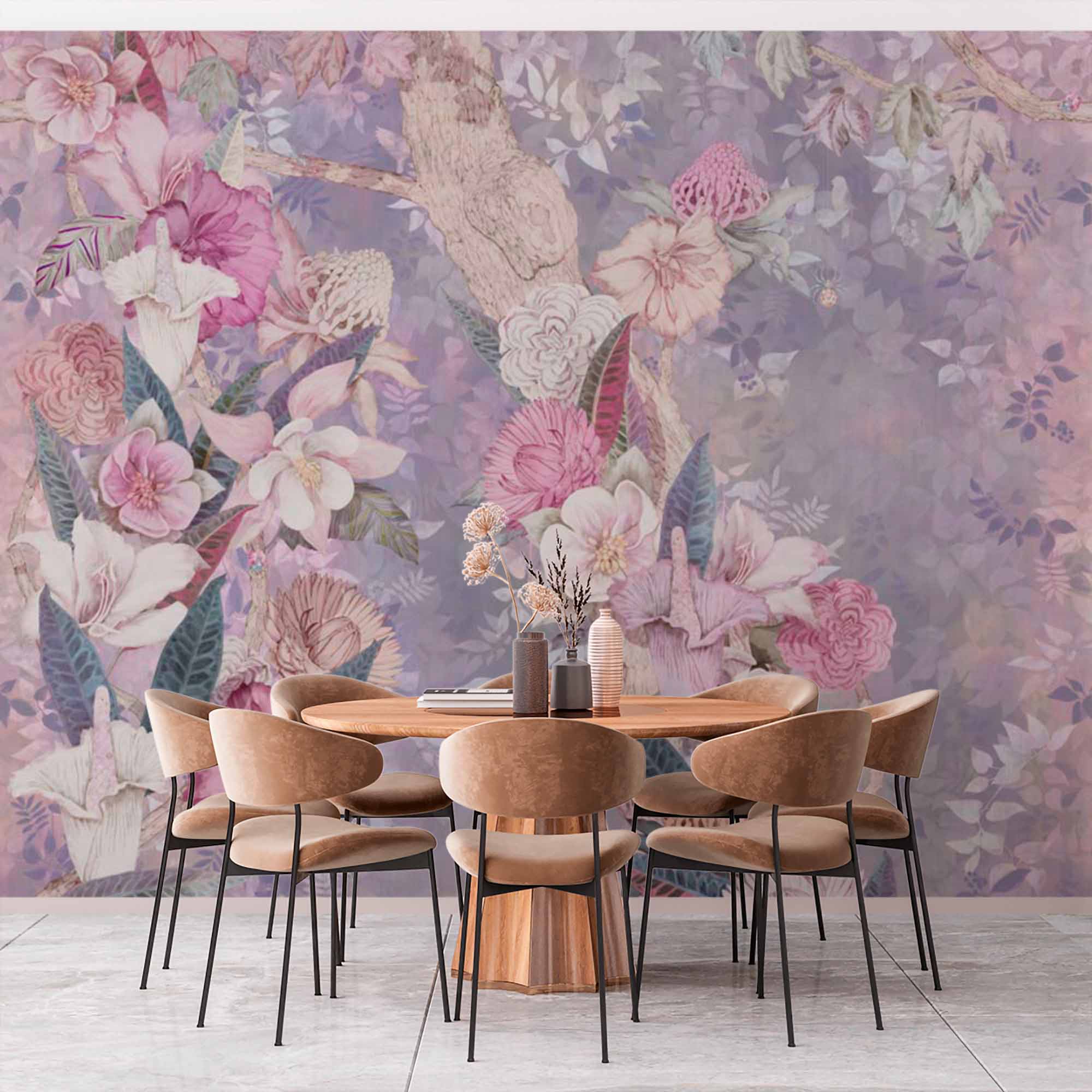 Vintage Blossom Bouquet Wallpaper