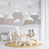 Kids Wall Murals Scandinavian Mountains Wallpaper for Kids