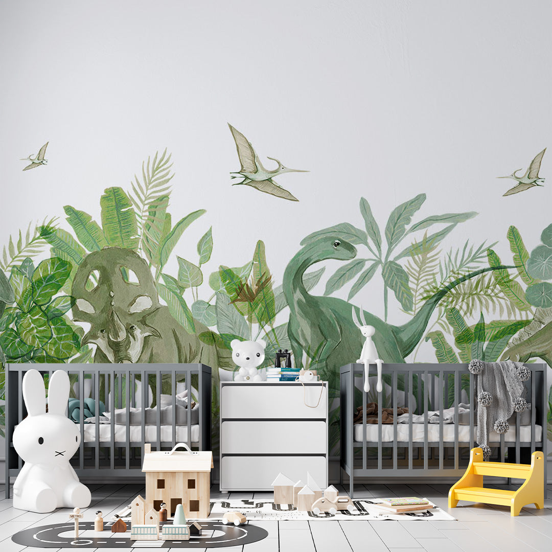 Kids Wall Mural Dinosaurs Jurassic World Wallpaper for Kids