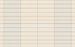 Cream and beige wallpaper with a grid of fine vertical ribbed lines resembling stacked tiles.