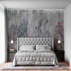 Custom Floral Whisper Mural Wallpaper