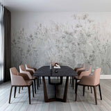 Delicate Wildflowers in the Breeze Wallpaper Mural