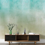 Pastel Gradient Textured Wall with Soft Blue and Beige Tones Wall Murals