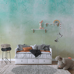 Custom Pastel Gradient Textured Wall with Soft Blue and Beige Tones Wall Murals