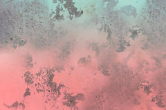 Custom Abstract Textured Wall with Faded Pink and Blue Gradient Wall Murals