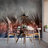 Tropical Wall Mural Art Wallpaper Modern Jungle Palm Banana Leaf