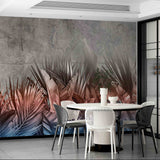 Tropical Wall Mural Art Wallpaper Modern Jungle Palm Banana Leaf