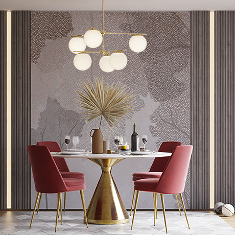 Neutral Tone Wall Mural with Tree Branch Detail Wallpaper