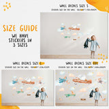 Airplane Wall Decals for Kids' Rooms and Play Spaces