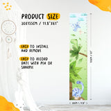 Kids' Growth Chart Peel and Stick Watercolour Dinosaur