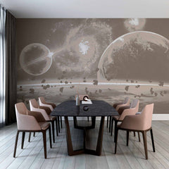 Custom Galactic Voyage Wall Mural Wallpaper