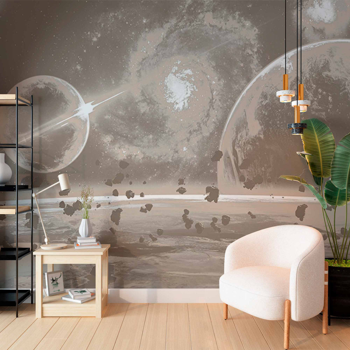 Galactic Voyage Wall Mural Wallpaper