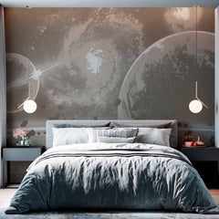 Custom Galactic Voyage Wall Mural Wallpaper